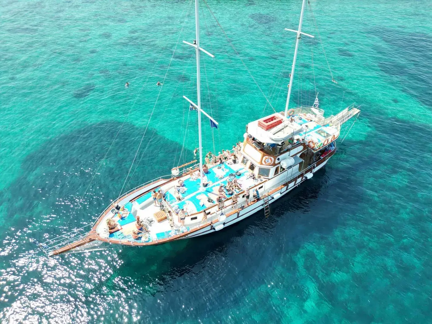 3 Island Cruise with an Authentic Greek-style kaiki